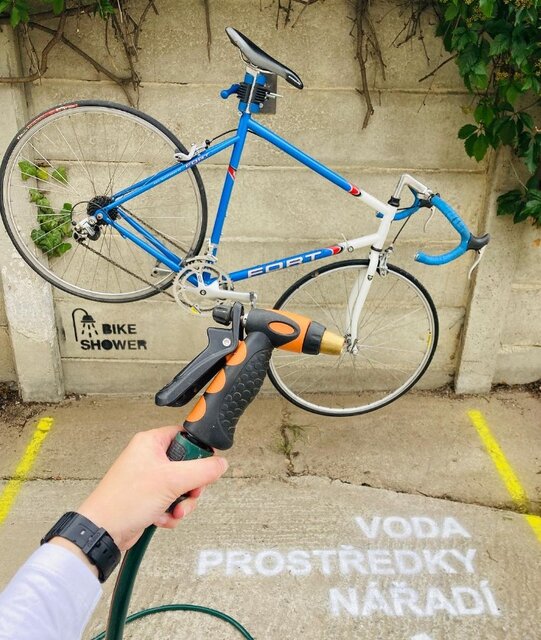 Bike shower